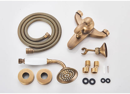 Poiqihy Wall Mounted Hand Held Shower Head Kit