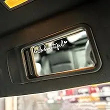 1pc Hello Beautiful Car Rearview Mirror Vinyl Decals