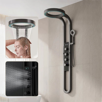 Luxury Wall Mounted Spa Massage Shower Panels System