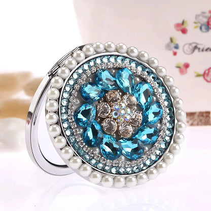 Compact Mirror 1x/2x Magnification Pocket Mirror Women 3inch