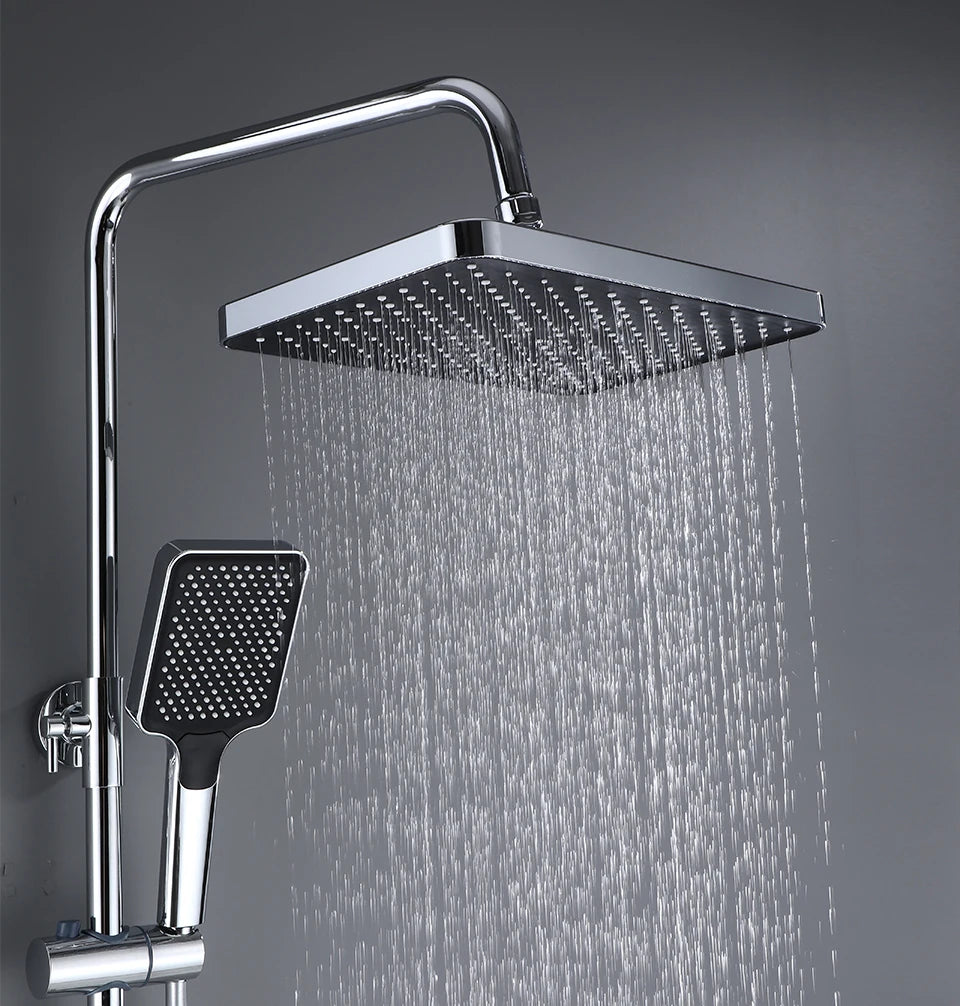 Vgx Luxury Chrome Shower System Four-Function Bathroom Shower