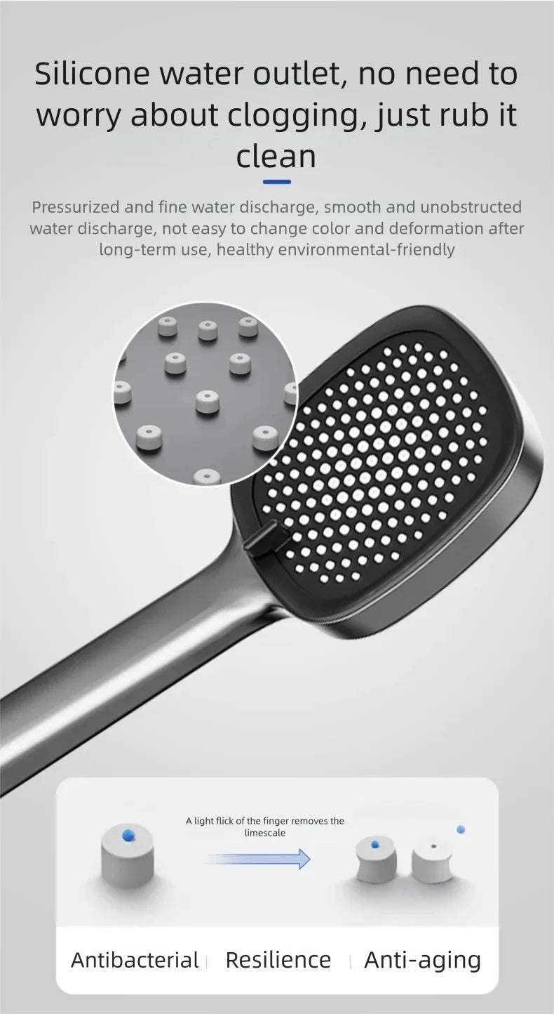 Bathroom Gray Pressure Shower Hotel Bathtub Faucet Cold