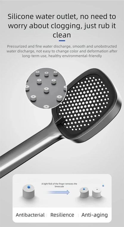 Bathroom Gray Pressure Shower Hotel Bathtub Faucet Cold