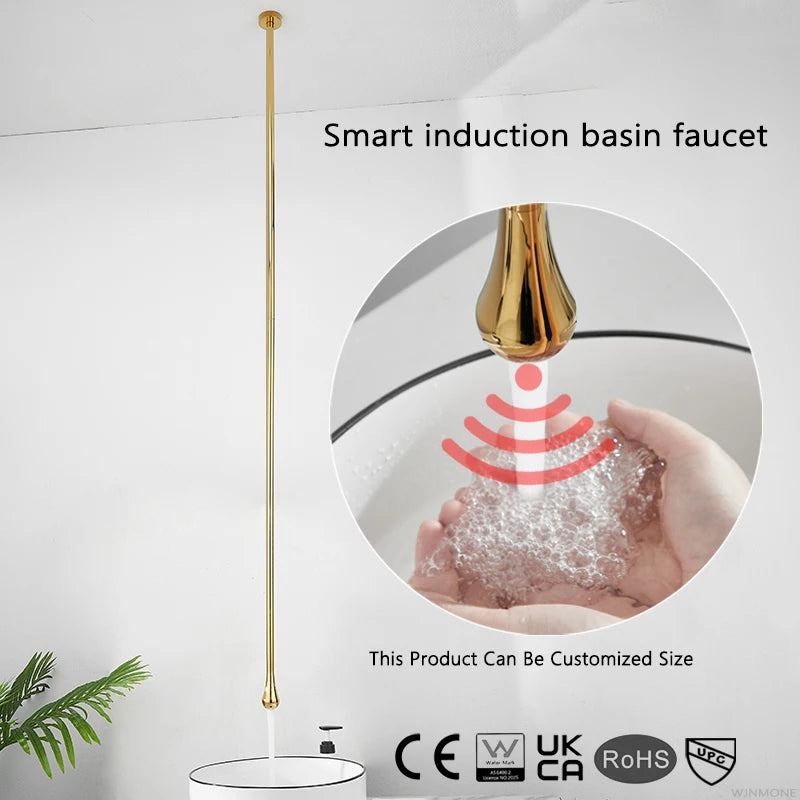 Modern Water Drops Bathroom Faucet Ceiling Design Basin