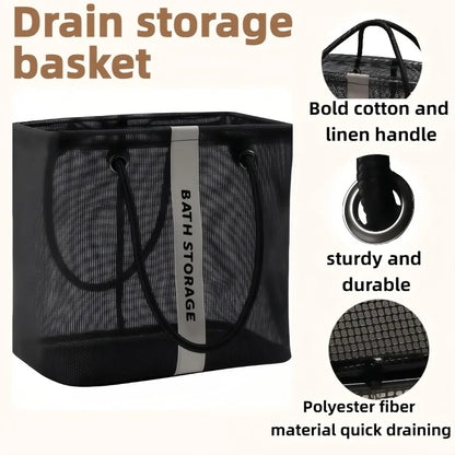 Large Mesh Shower Caddy Wide Mouth Quick Dry