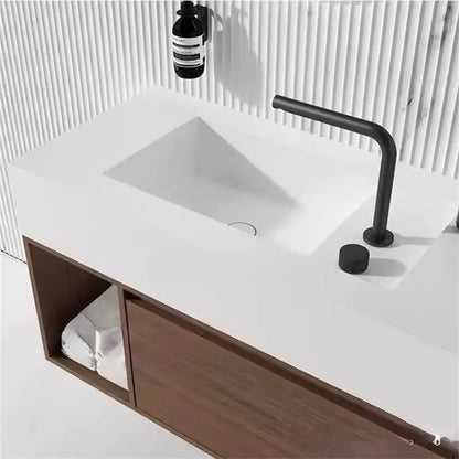 Brushed Rose Gold Basin Faucet Two Holes Gun