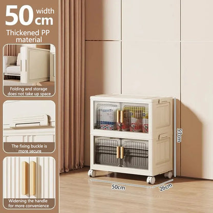 Multi-Functional Folding Storage Cabinet Doors Office Bathroom
