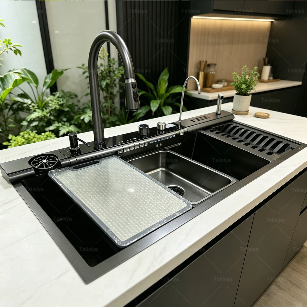 Stainless Steel Waterfall Sink Various Styles Sinks Digital