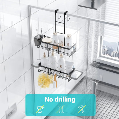 Shower Caddy Adhesive No Drill Bathroom Shower Organizers