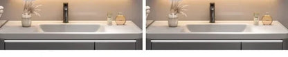 Modern Solid Wood Smart Bathroom Mirror Cabinet Light