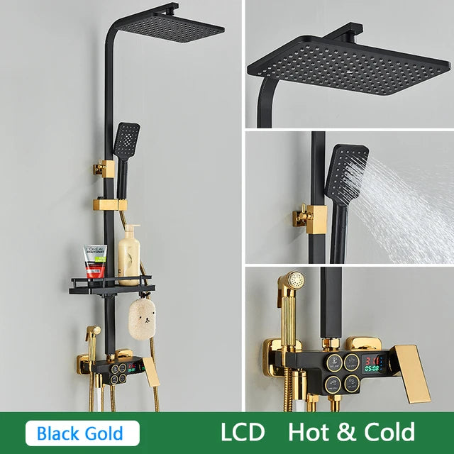 Cold Digital Bathroom Shower Quality Brass Bathroom Faucet