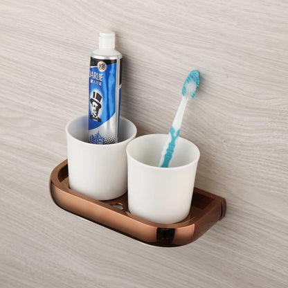Zappo Rose Gold Wall-Mounted Stainless Steel Clothes Hook