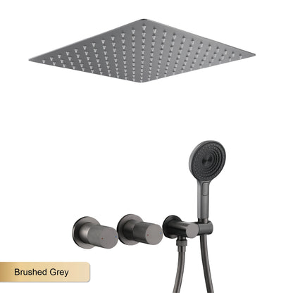 Minimalist Bathroom Ceiling Mount Shower System Rain Shower