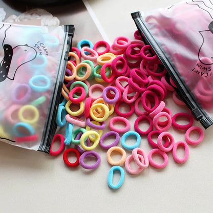 500 Pieces/Pack 2cm Children Hair Band High Elastic