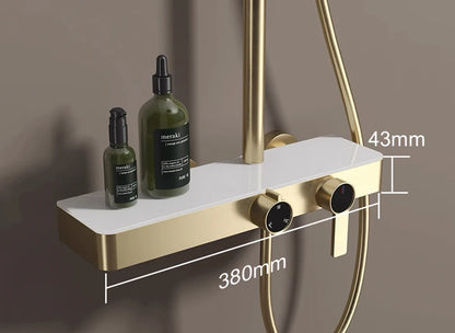 Vgx Gold Shower System Bathroom Shower Faucet 3-Way