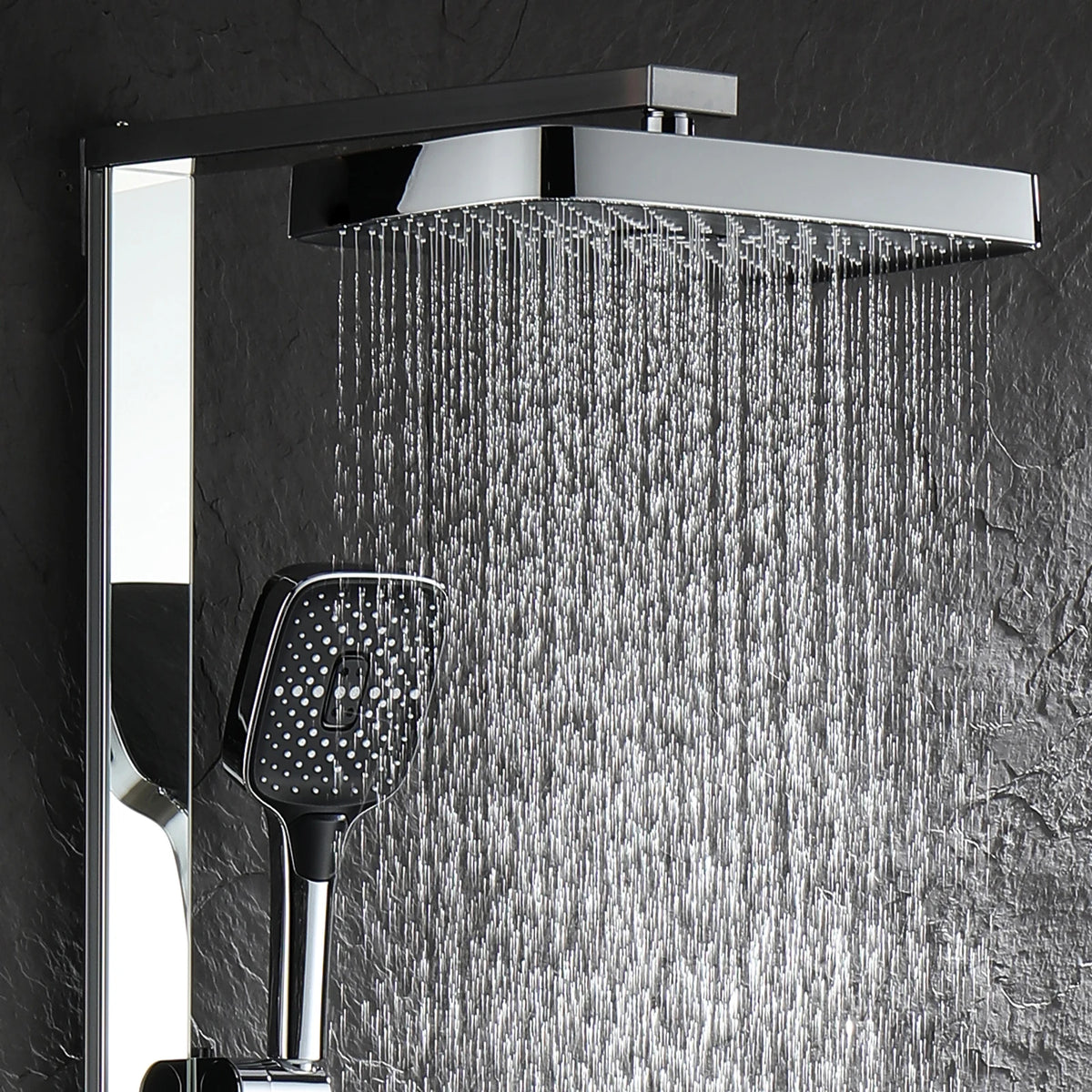 Chrome Piano Digital Bathroom Shower Cold Digital Bathroom
