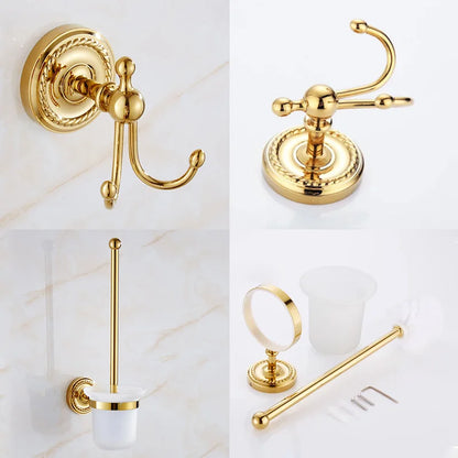 Gold Bath Hardware Bathroom Shelf Soap Dish Toilet
