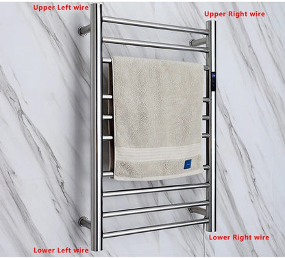 Electric Towel Rack 304 Stainless Steel Temperature&Time Control