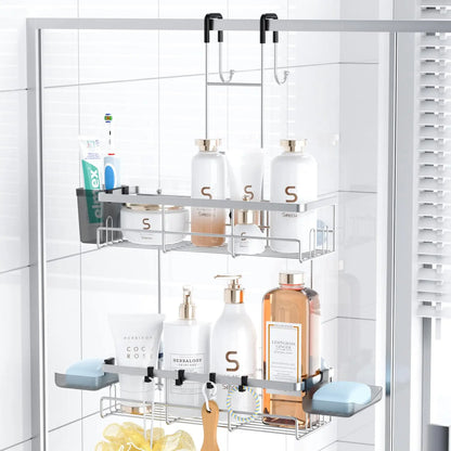 Shower Caddy Adhesive No Drill Bathroom Shower Organizers