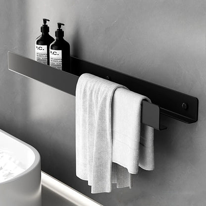 Luxury Minimalist Black Bathroom Rack Towel Rack -
