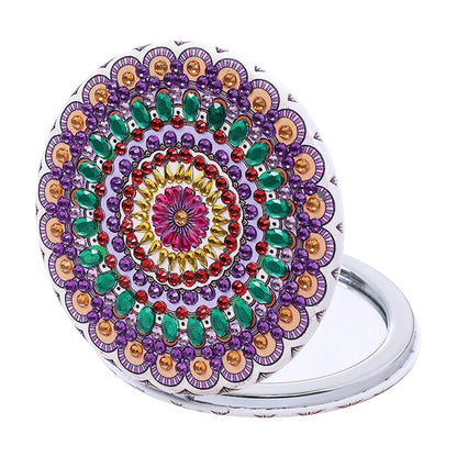 Diy Diamond Art Mosaic Makeup Mirror Cross Stitch