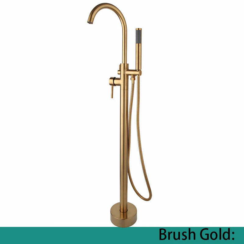 Kemaidi Golden Plated Bathtub Filler Shower Roman Tub