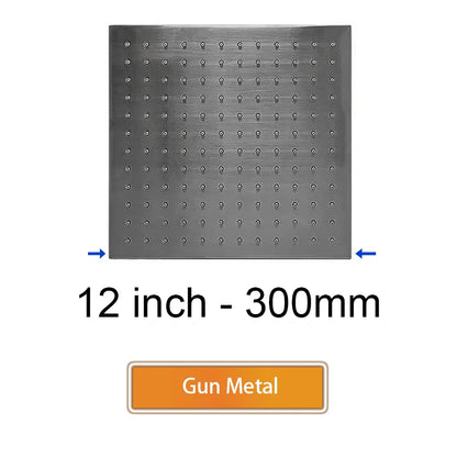 Brass Square Rain Shower Head Quality Bathroom Bath