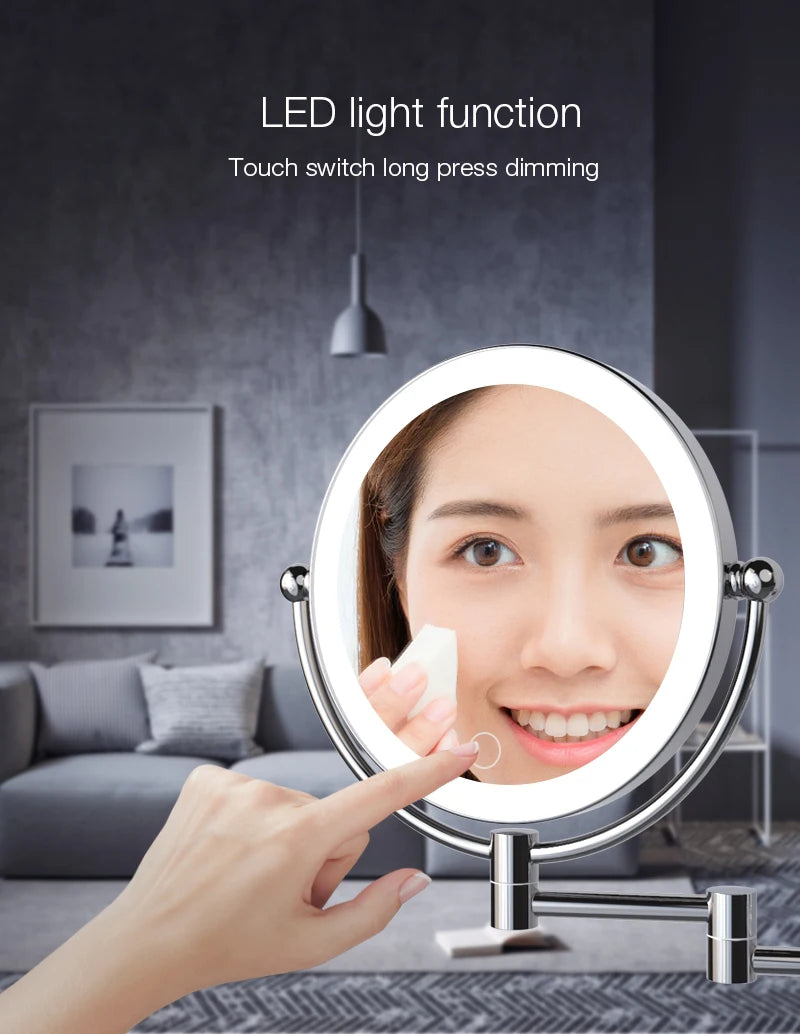 Wall Mount Led Lighting Makeup Vanity Mirror Inch