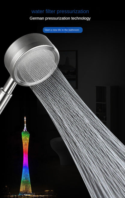 Premium High Pressure Rainfall Shower Combo Stainless Steel