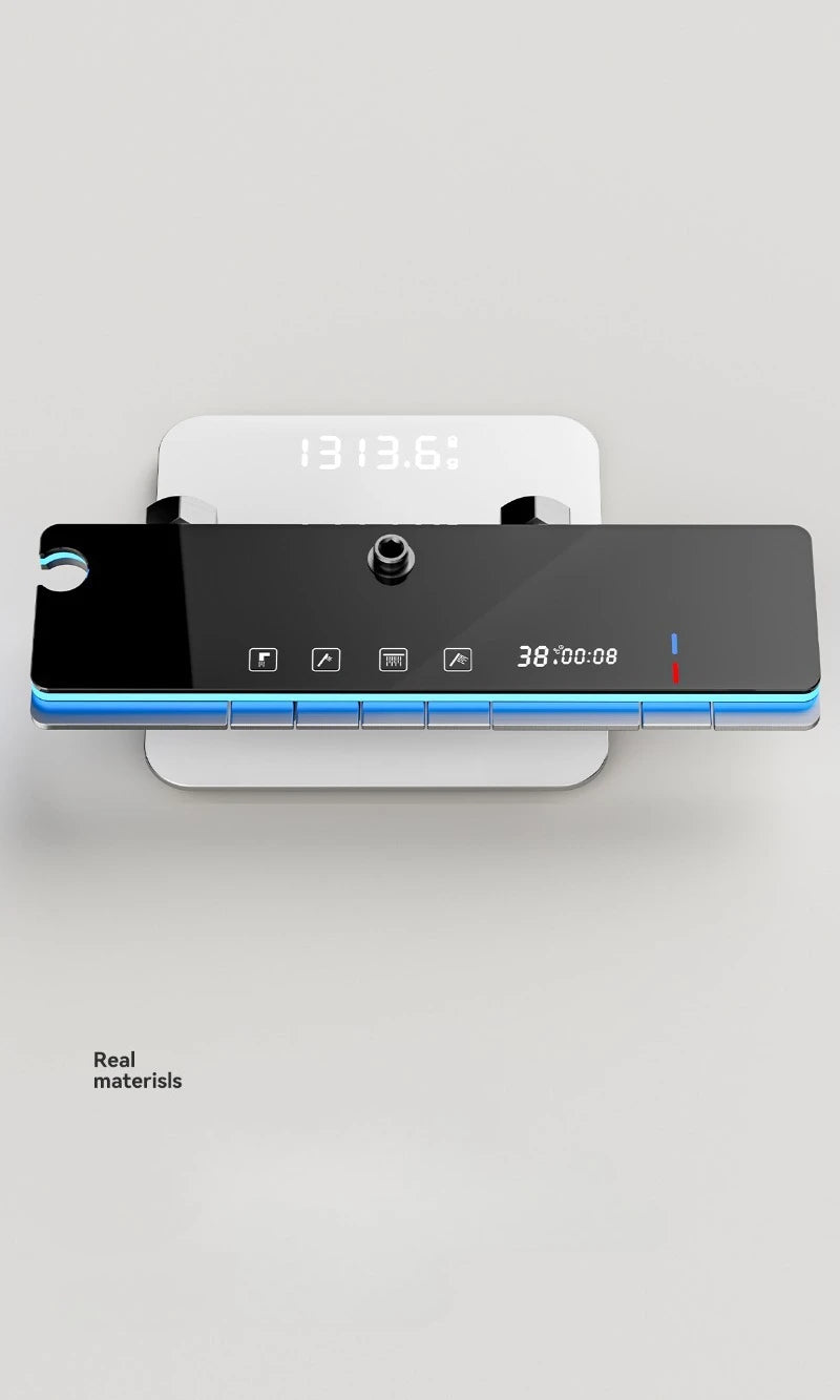 Grey Four Mode Shower System Intelligent Digital Bathroom