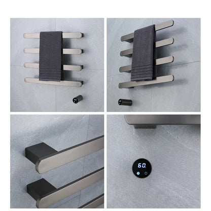 Model Horizontal Style Intelligent Heated Towel Rack Wihte