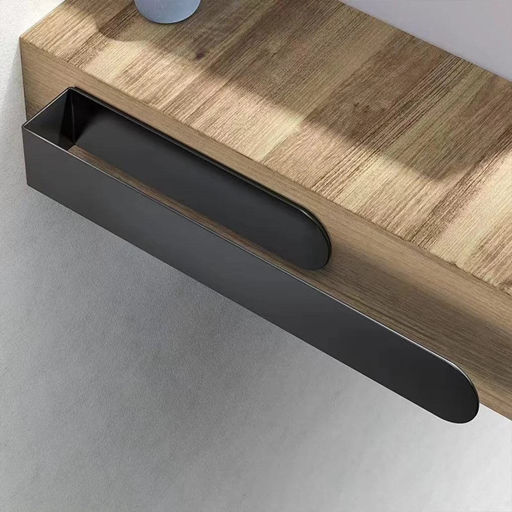 Stainless Steel Brushed Silver Towel Holder Wall Mounted