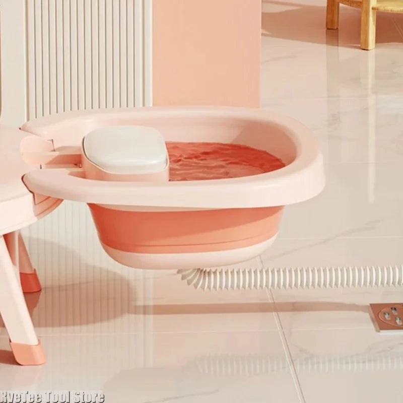 Foldable Children Hair Washing Recliner Baby Shampoo Bed