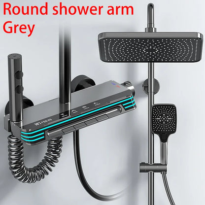 Spa Waist Spray Digital Bathroom Shower Ambient Lighting