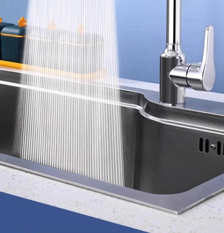 Universal Nozzle 360 Rotating Feather Waterfall Faucet