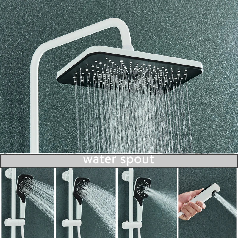 Rainfall Bathroom Shower System Digital Piano Key Shower