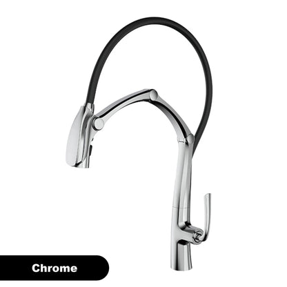 Luxury Gunmetal Brass Faucet Led Display Sensor&Pull-Out