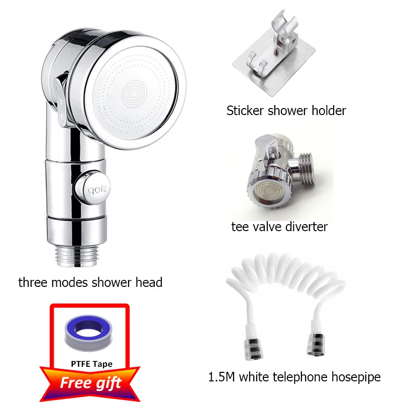 Shower Faucet Hose Handheld Shower Head Spray Tap