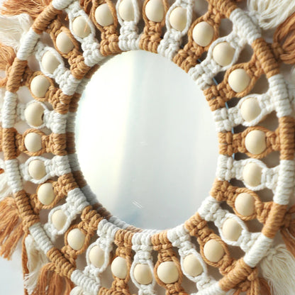 Wall Mirror Macrame Decorative Mirrors Boho Decor Wall