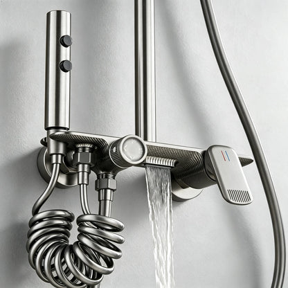 Four Ways Water Outlet Bathroom Shower System Wall