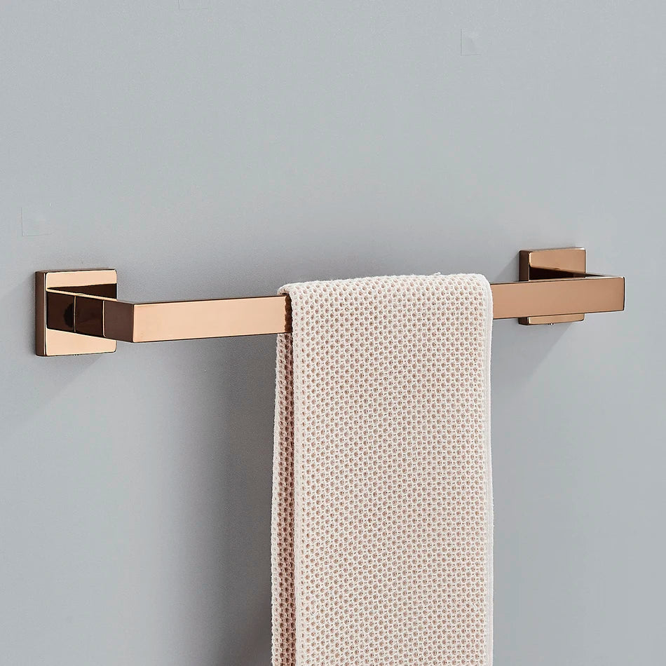 Bathroom Hardware Rose Gold Polish Shiny Bathrobe Hook