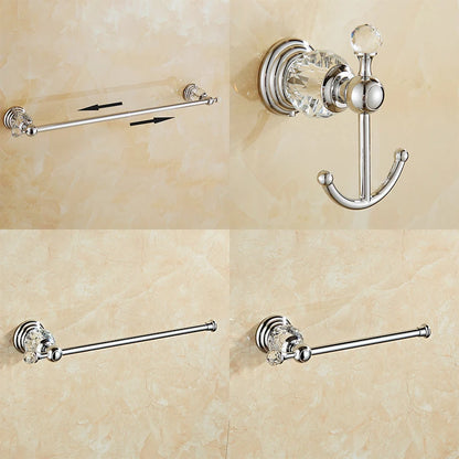 Ellen Golden Crystal Bathroom Hardware Adjust Towel Rack