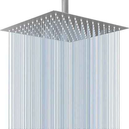 Rainfall High Pressure Shower Head 12/10/8 Inch Stainless