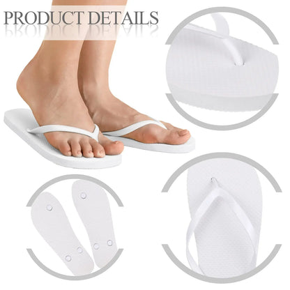 24/36 Pairs Wedding Flip Flops Guests Soft Wedding