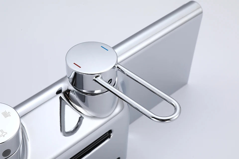 Vgx Luxury Chrome Shower System Four-Function Bathroom Shower