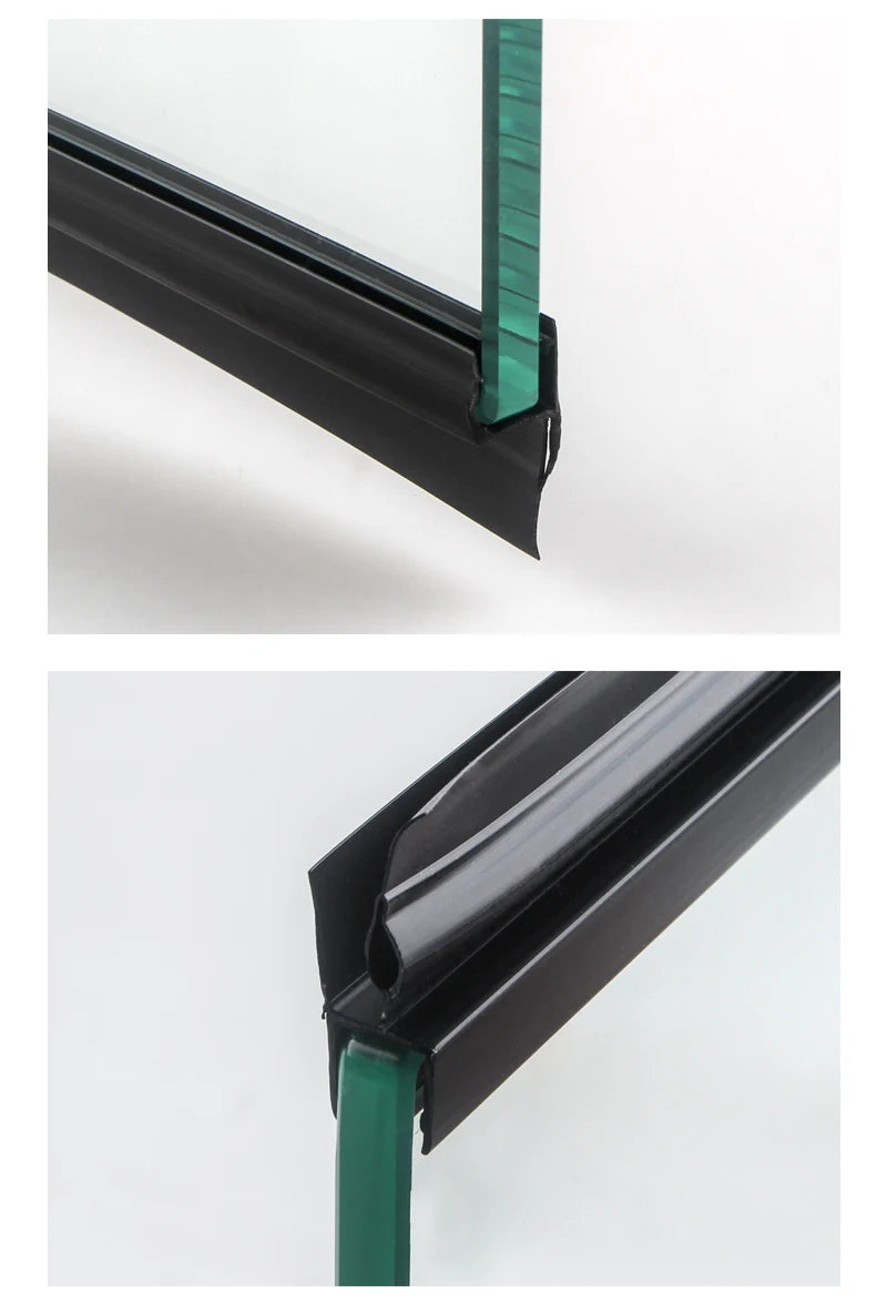 6/8/10/12mm Shower Screen Seal Strip Pvc Frameless Glass