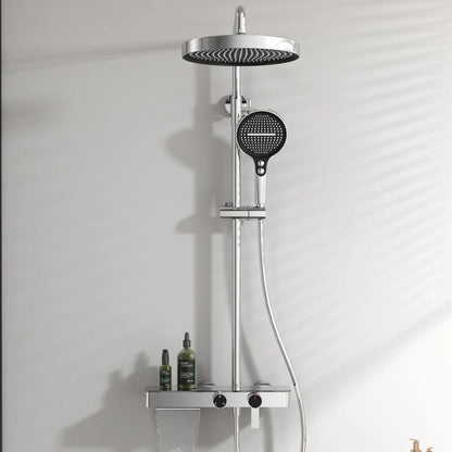Kemaidi Bathroom Shower System Cold Control Knobbed Triple