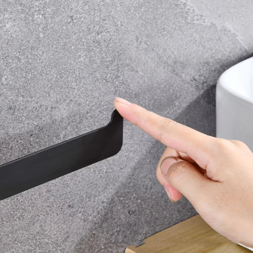 Robe Hook Golden Finish Towel Holder Black Finish