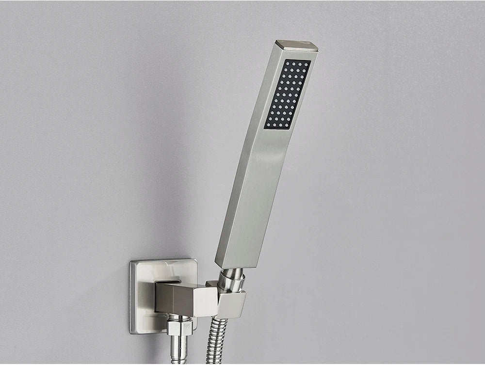 Poiqihy Golden Handshower Head 150cm Stainless Steel Shower