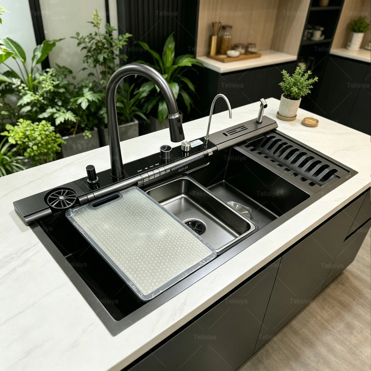 Stainless Steel Waterfall Sink Various Styles Sinks Digital
